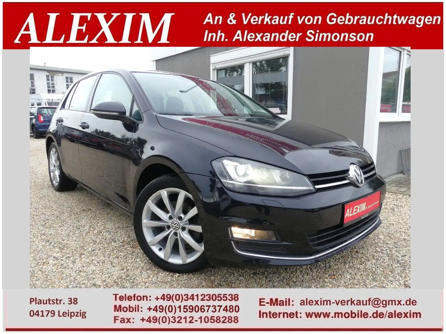 Volkswagen Golf VII Lim/Bi-Xenon/SHZ/Alcantara/ Noir - 1