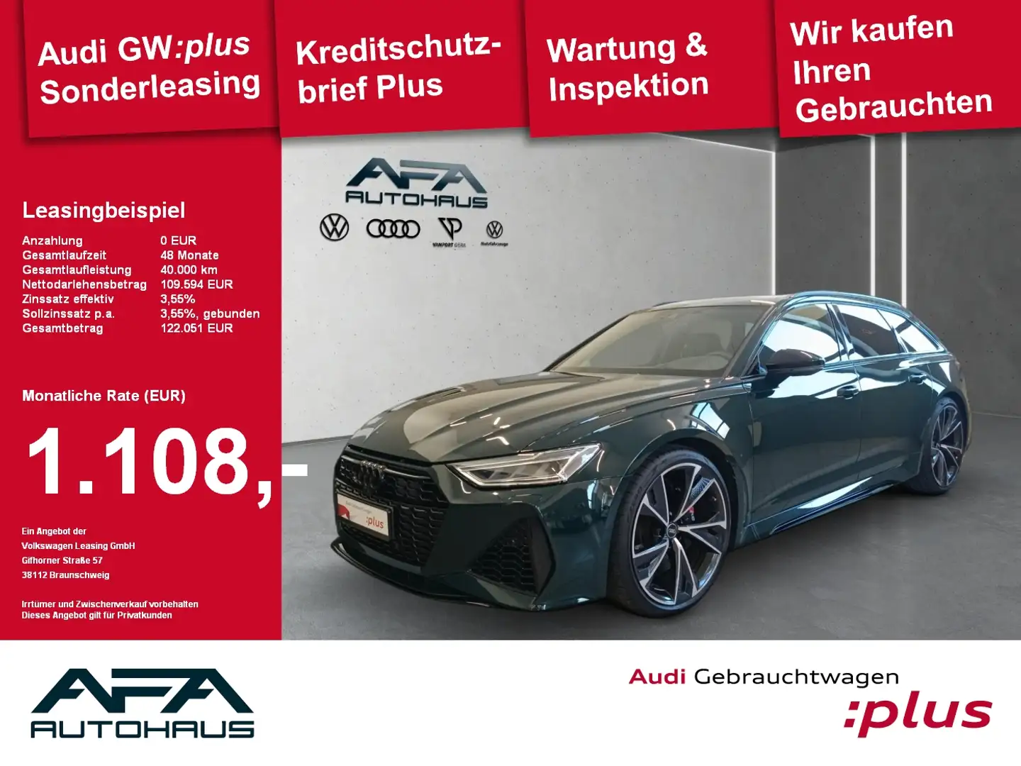 Audi RS6 Avant TFSI qu. Sportabgas*AHK*Pano*LM22*B&O - 1