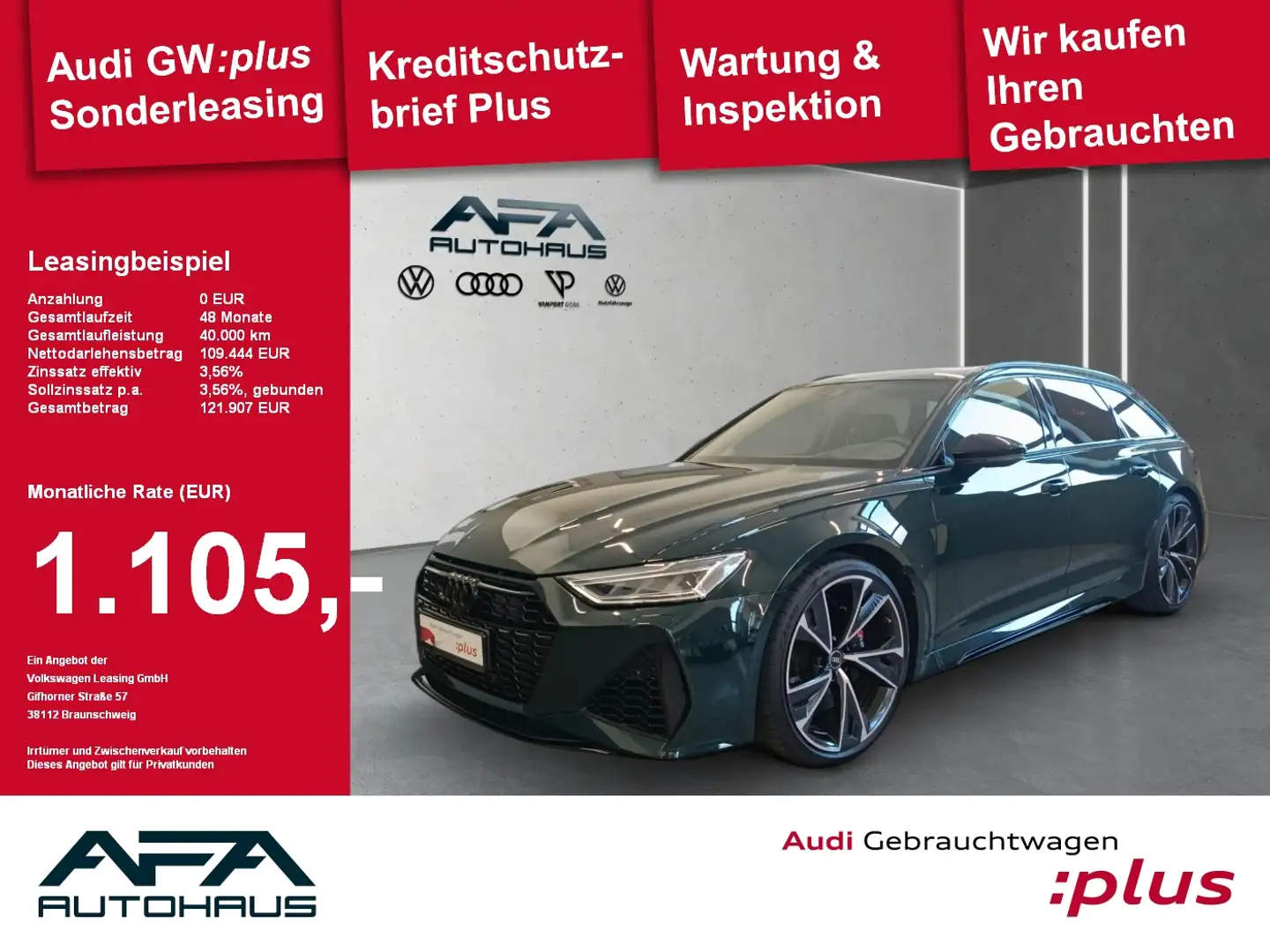 Audi RS6 Avant TFSI qu. Sportabgas*AHK*Pano*LM22*B&O - 1