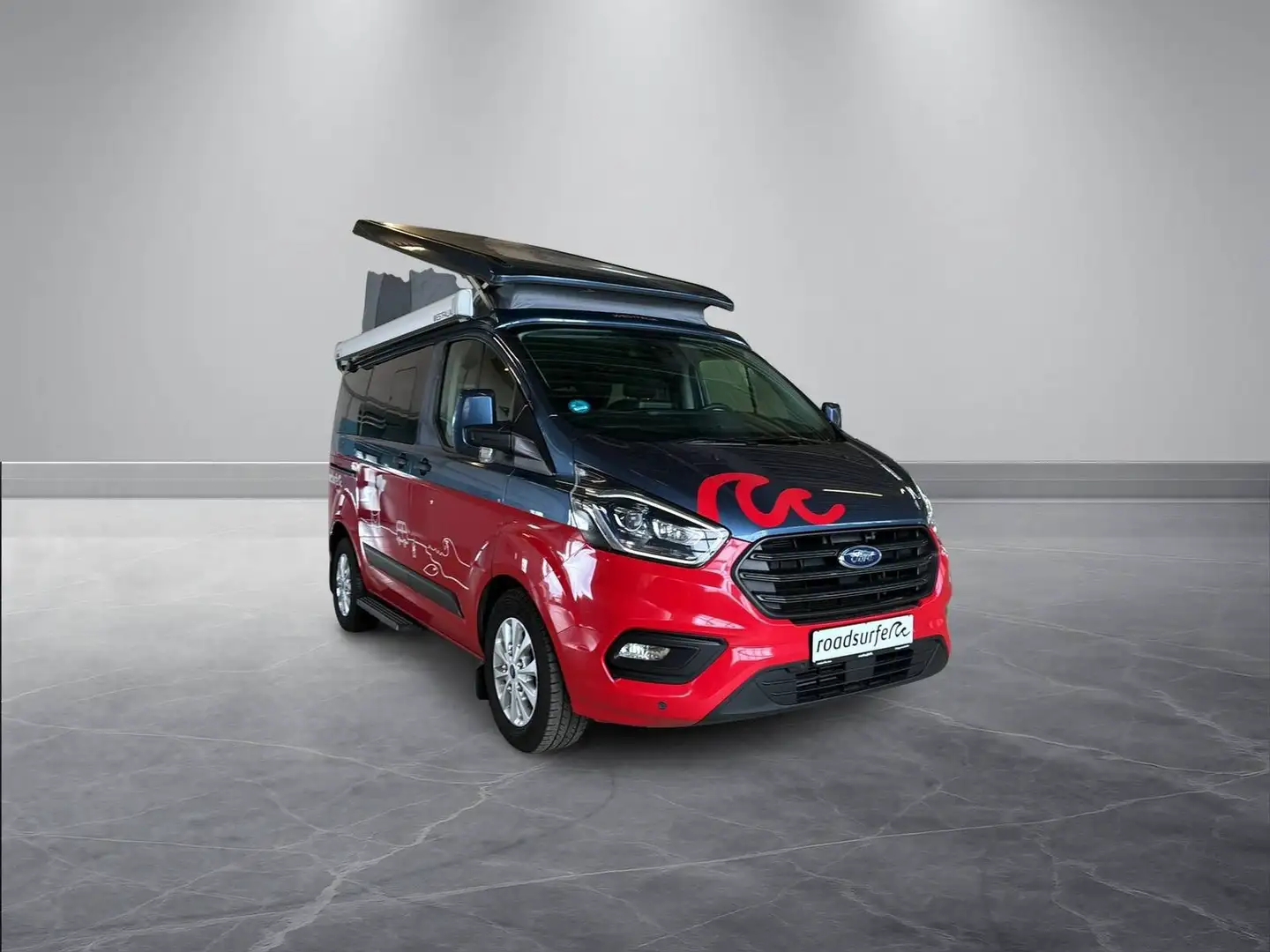 Ford Transit Custom Nugget *Aufst.D *AHK *AUT *Heckküch Blauw - 1