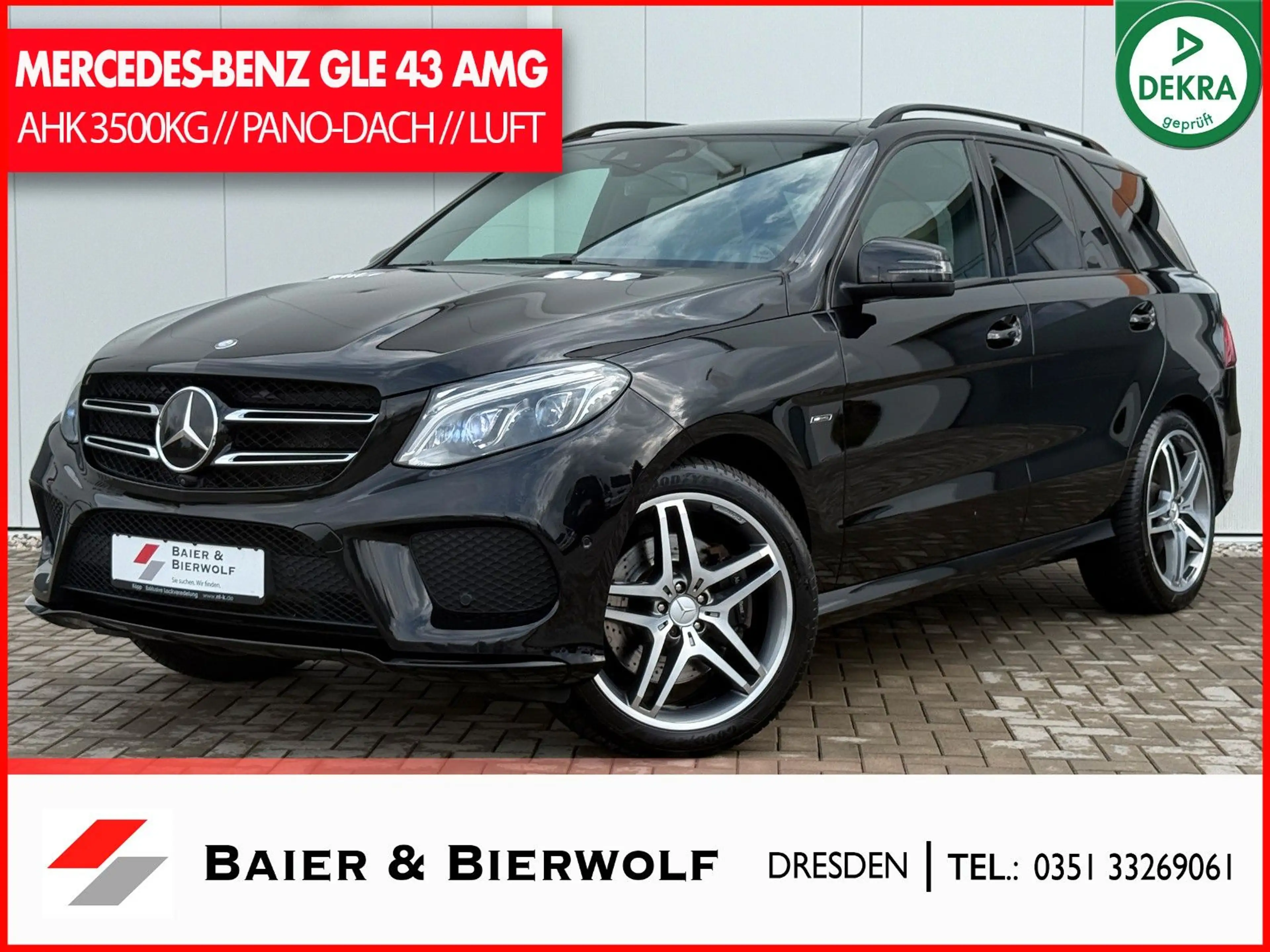 Mercedes-Benz GLE 43 AMG 450 AMG 4Matic AHK PANO LUFT VOLL TOP