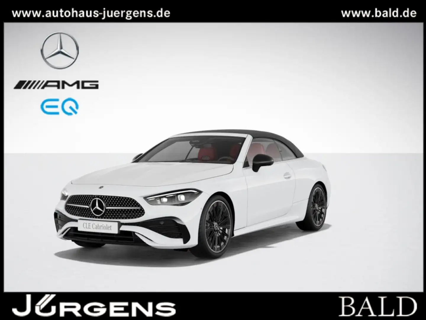 Mercedes-Benz CLE 200 Cabrio AMG-Sport/Burm/Night/HUD/Distr/20 Weiß - 1