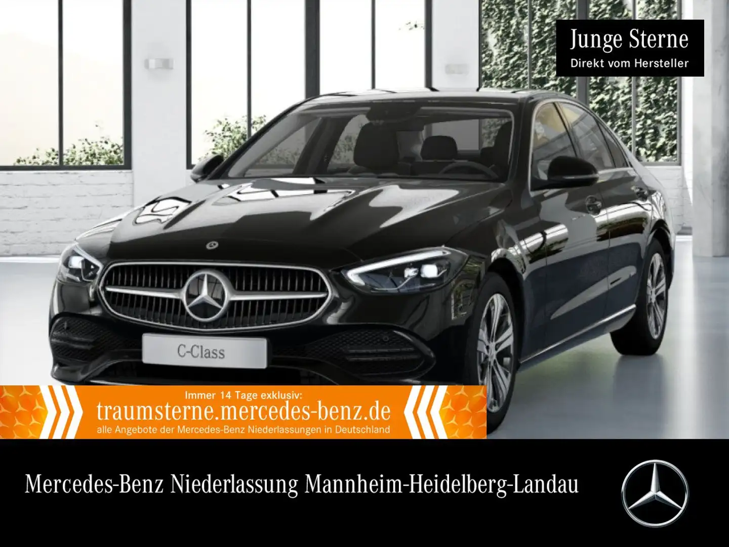 Mercedes-Benz C 180 AVANTG+LED+KAMERA+TOTW+KEYLESS+9G Schwarz - 1