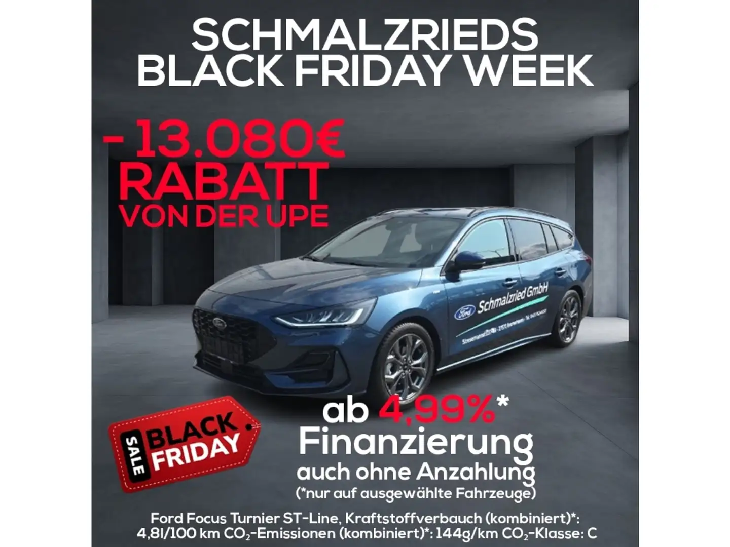 Ford Focus Turnier ST-Line Sportpaket B & O AHK-abnehmbar El. Blau - 1