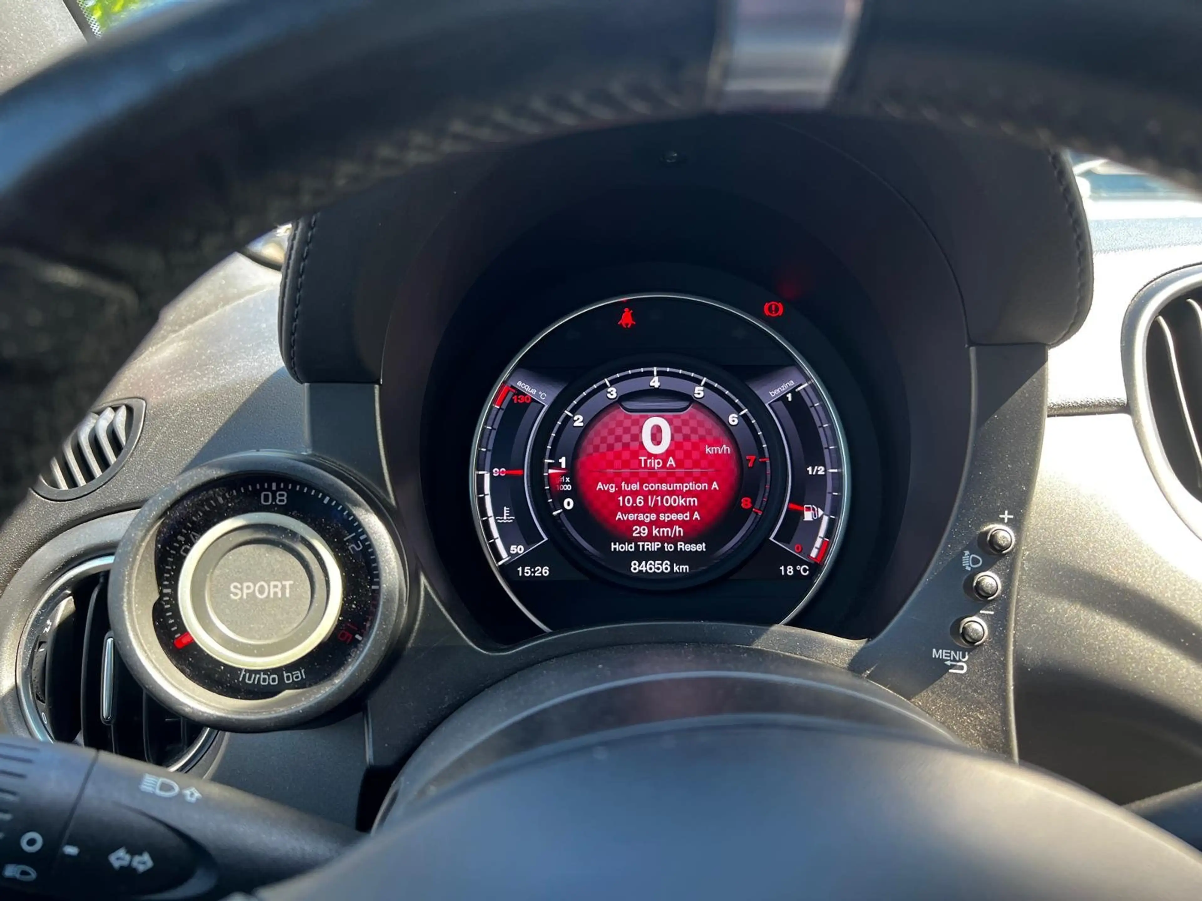Fiat 500C Abarth 1.4 T-Jet Turismo 595/Apple Carplay/NOIR — photo 13
