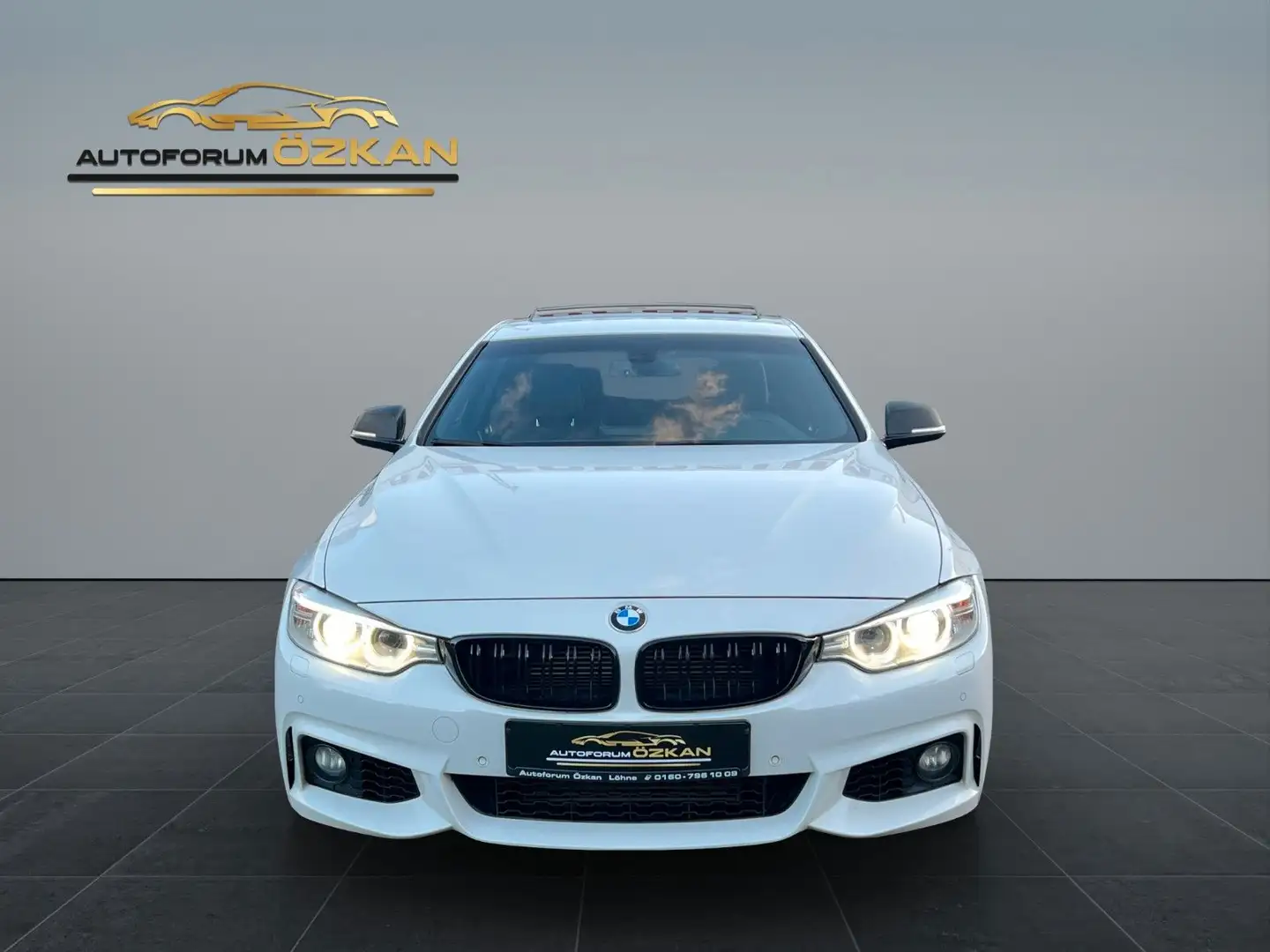 BMW 435 i Coupe H/K Kamera Leder Tempomat Schiebedach Blanc - 2