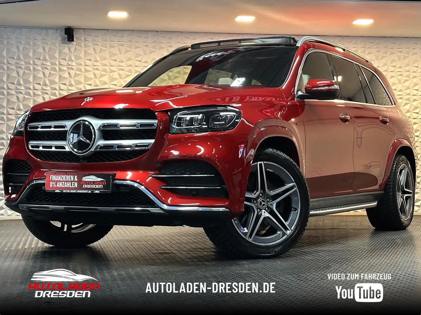 Mercedes-Benz GLS 400 d AMG 4M  *MULTIBEAM#LUFT#HUD#PANO#SH#1HD Rood - 1