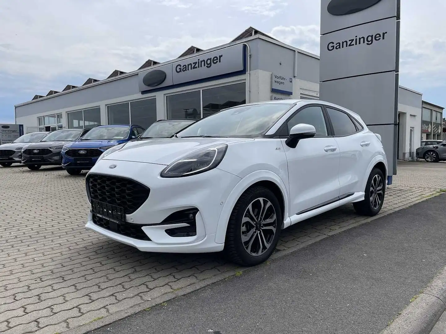 Ford Puma ST-LINE X Hybrid Automatik, 1.HAND+B&O+LED+ACC+NAV Weiß - 1