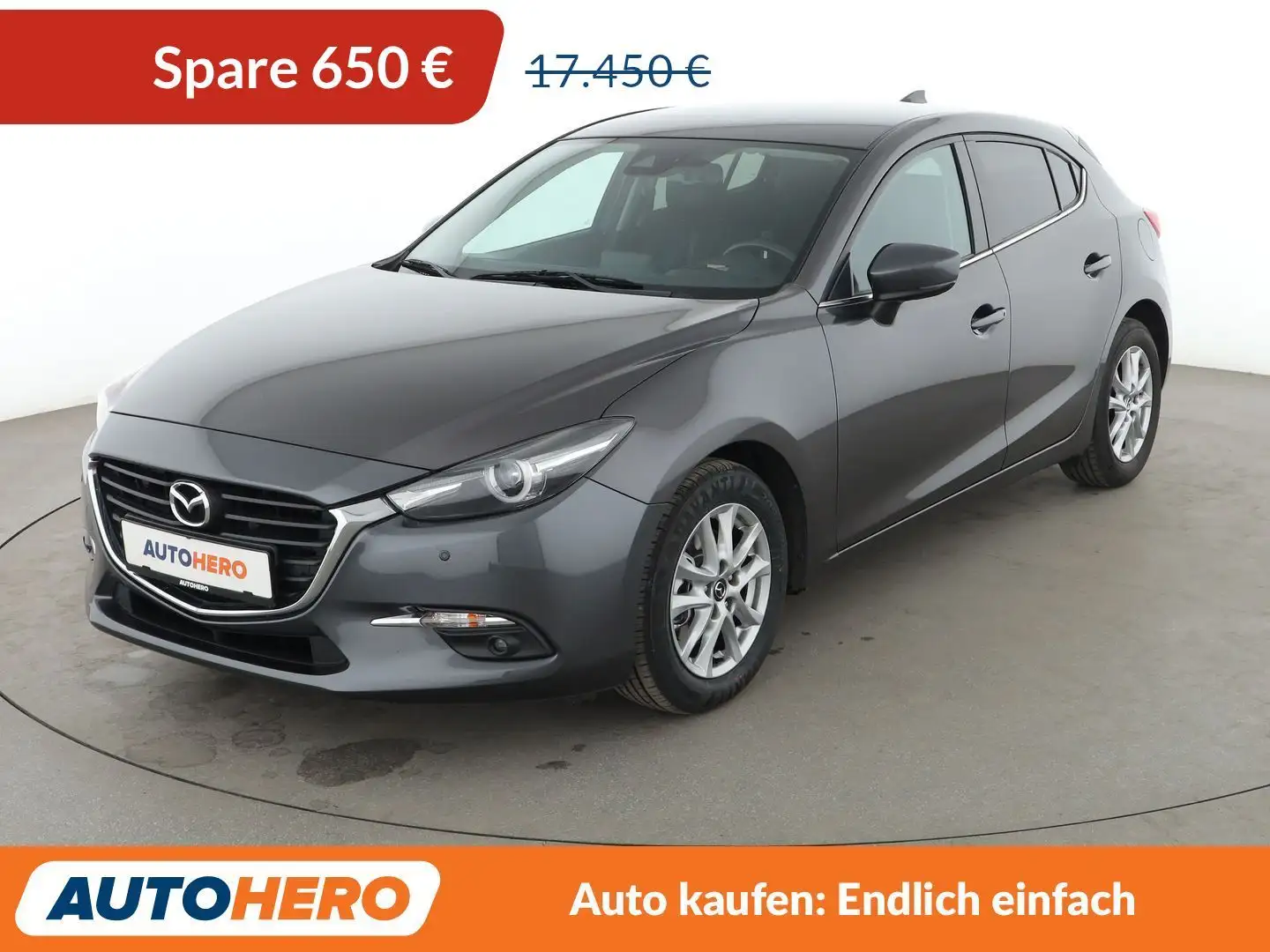Mazda 3 2.0 Exclusive-Line Aut*NAVI*LED*TEMPO*CAM*PDC*SHZ* Grau - 1