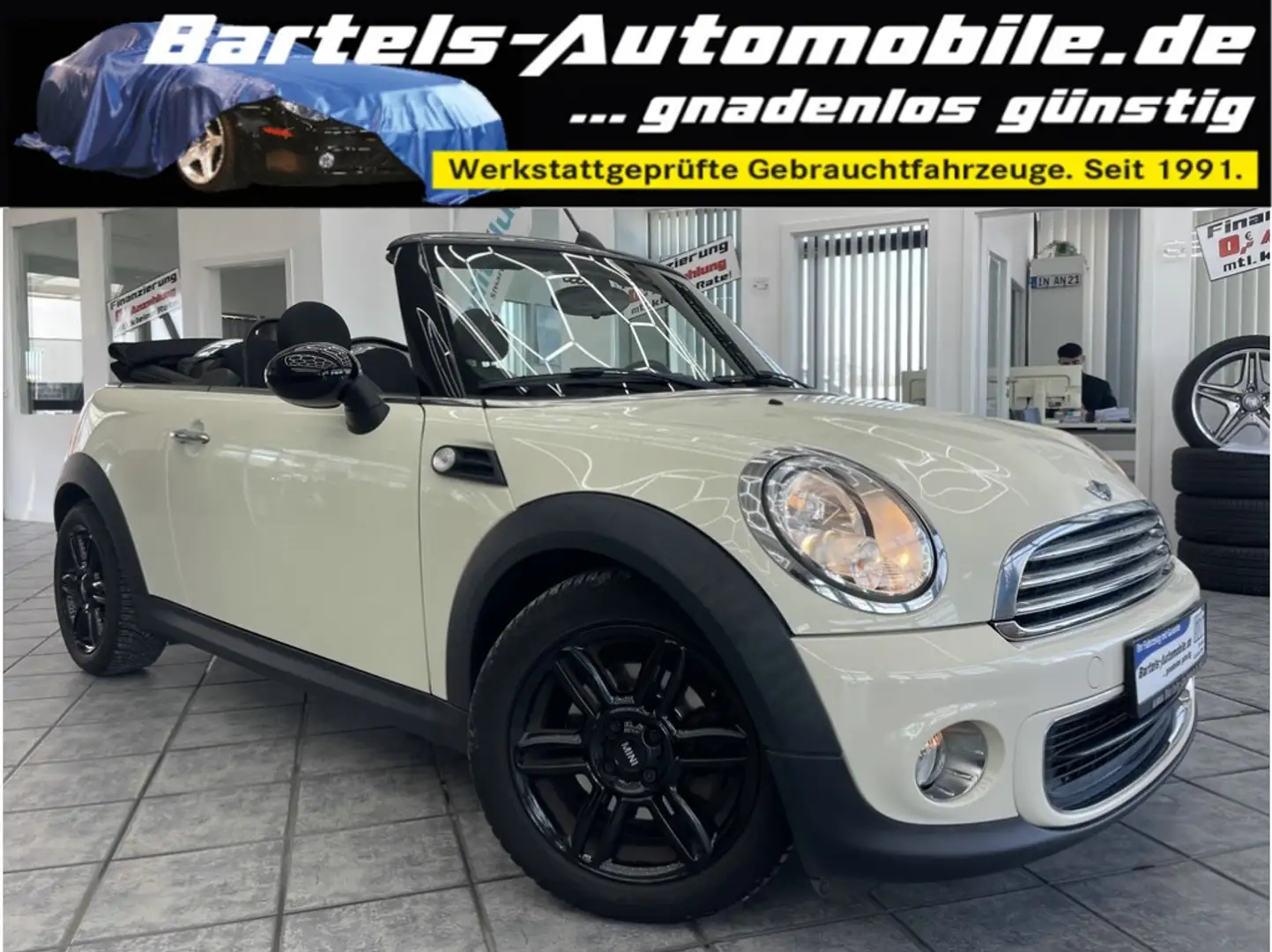 MINI One Cabrio 1.6 Pepper, Klimaautom., Sitzheizung Білий - 1