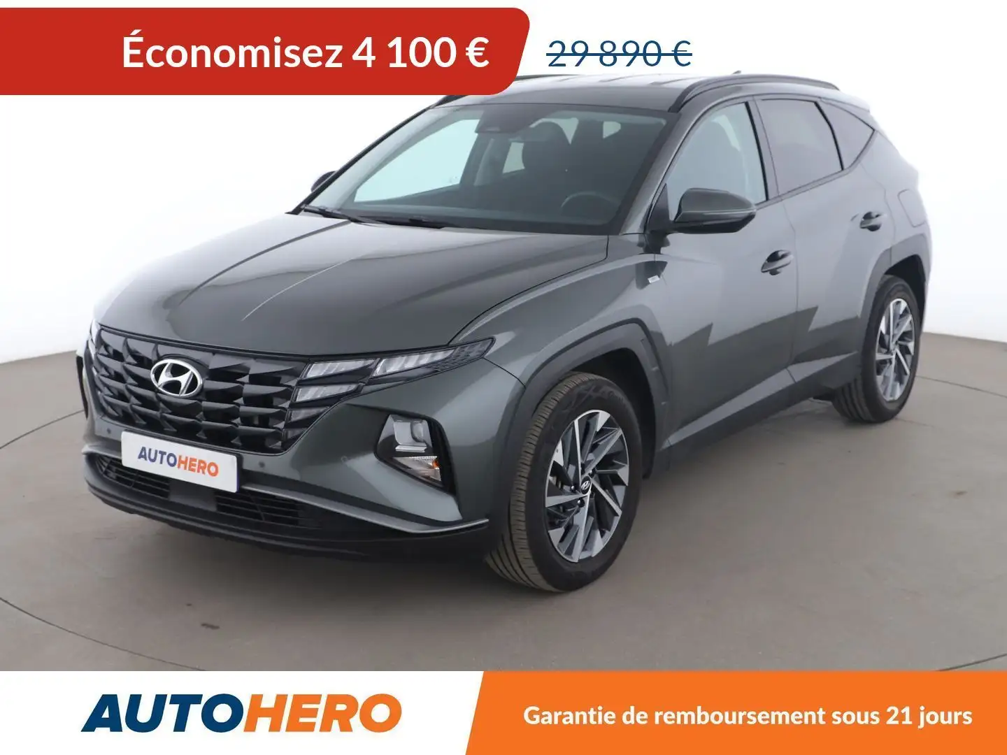 Hyundai TUCSON 1.6 T-GDi Hybrid 48V DCT-7 Gris - 1