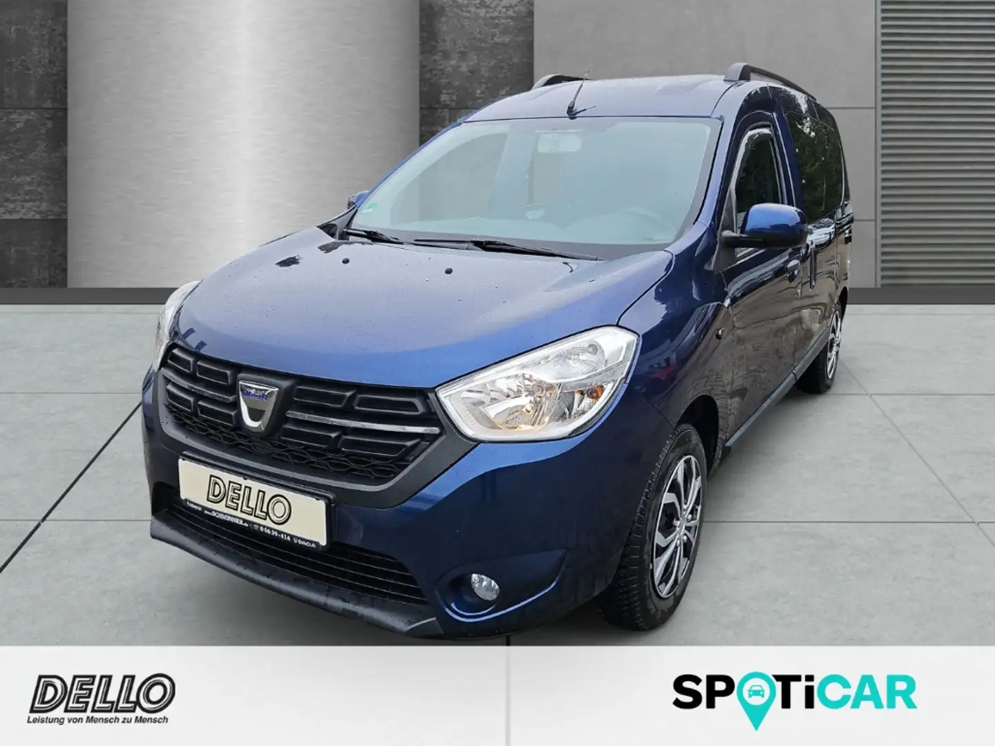 Dacia Dokker 1.6 SCe LPG Comfort  Stop Sart, Klima, Isofix Azul - 1