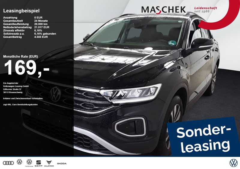 Volkswagen T-Roc Goal 1.0 TFSI Sonderleasing! Navi ACC Sitzh.