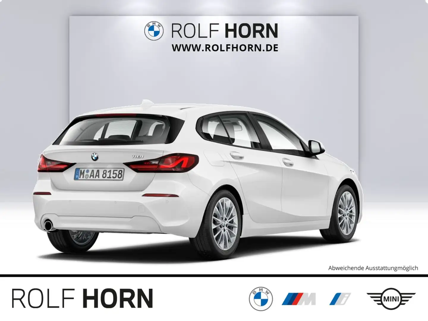 BMW 118 i Advantage LiveCockpit Navi SHZ Klima 17" Weiß - 2