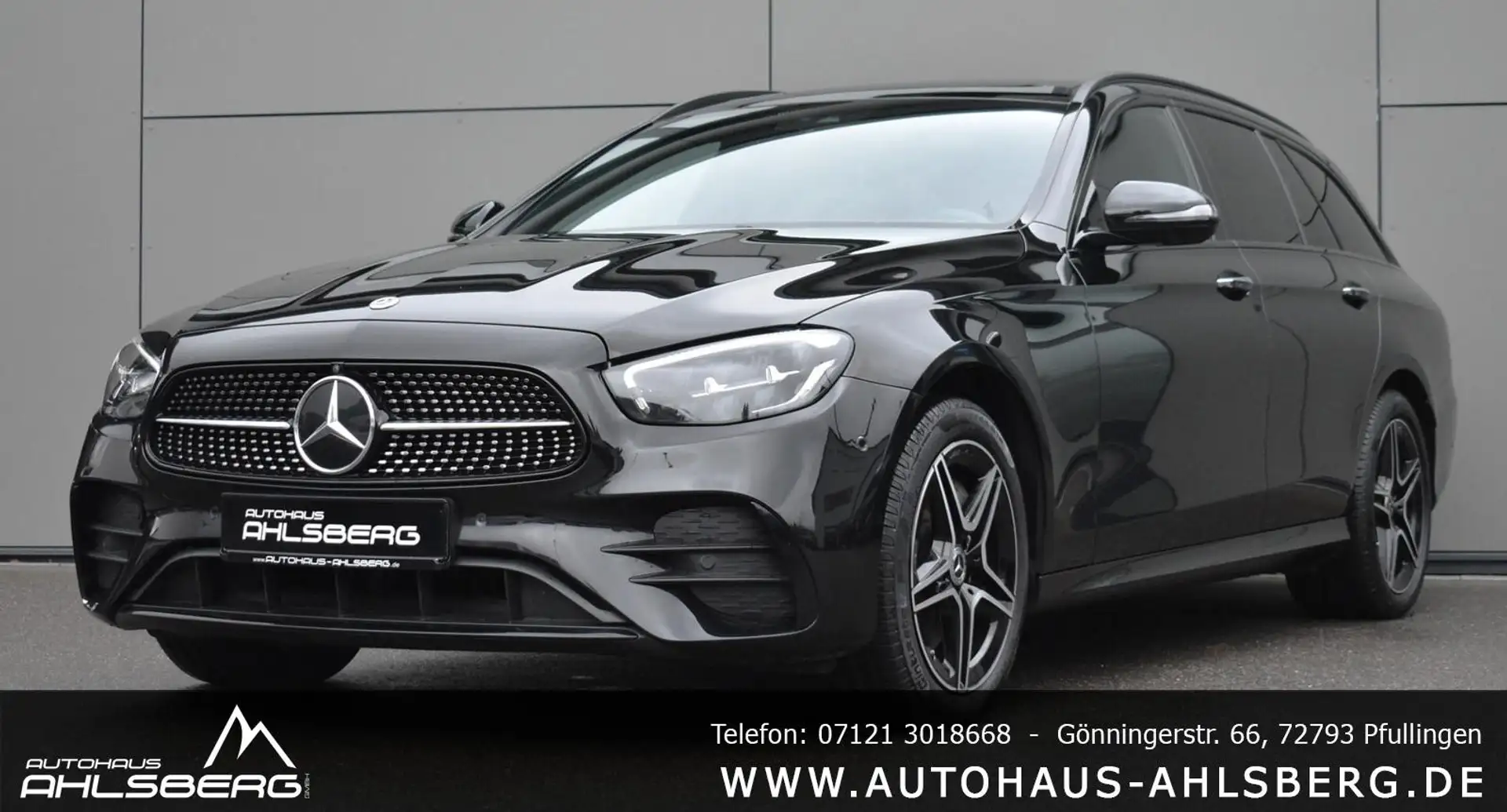 Mercedes-Benz E 300 de 4M/AMG/NIGHT/ WIDES./360°/PANO/MBUX/TEMPO. Nero - 1