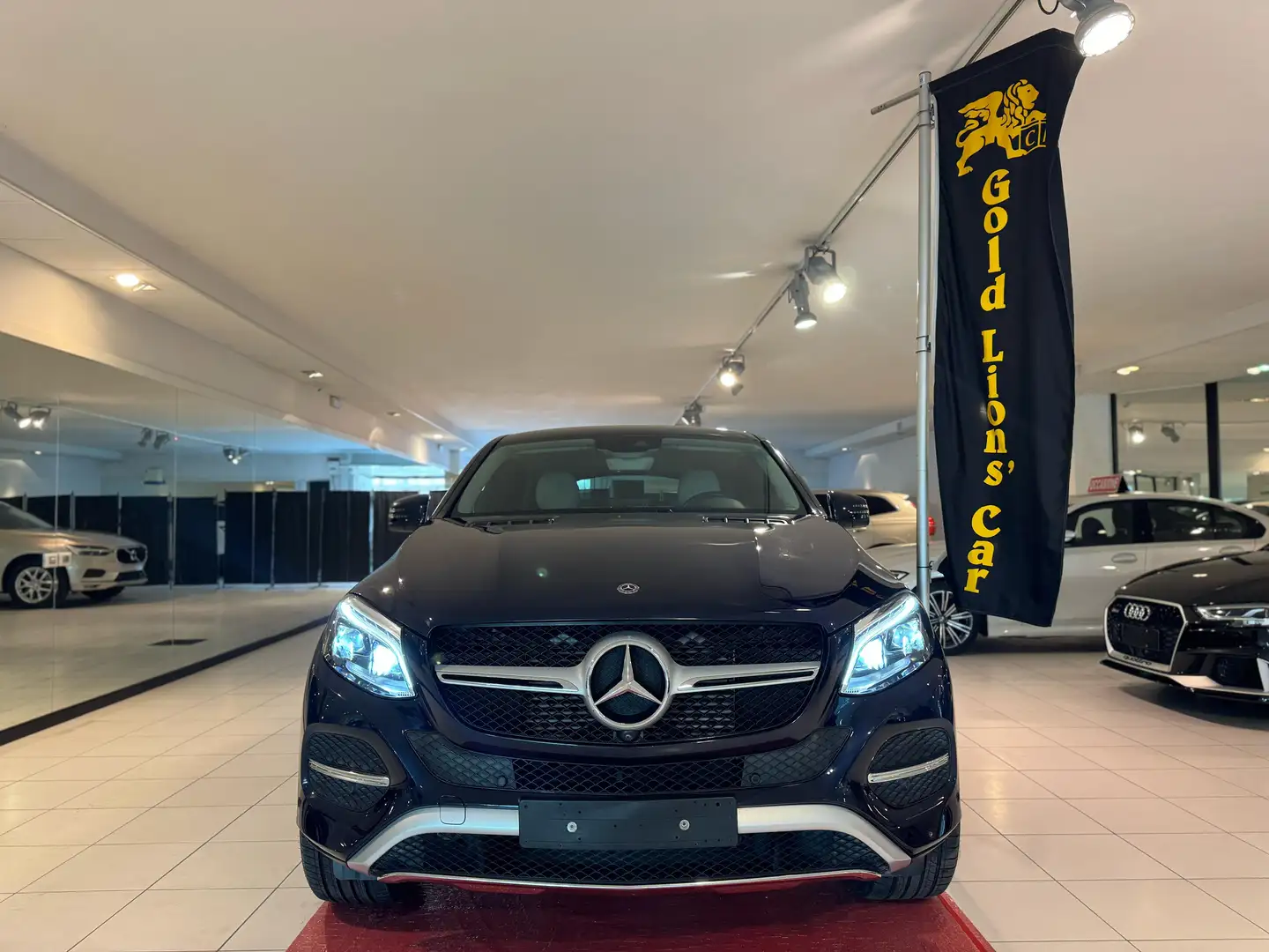 Mercedes-Benz GLE 350 Coupe 350 d 4matic auto FULL PELLE*GOMME NUOVE Blu/Azzurro - 2