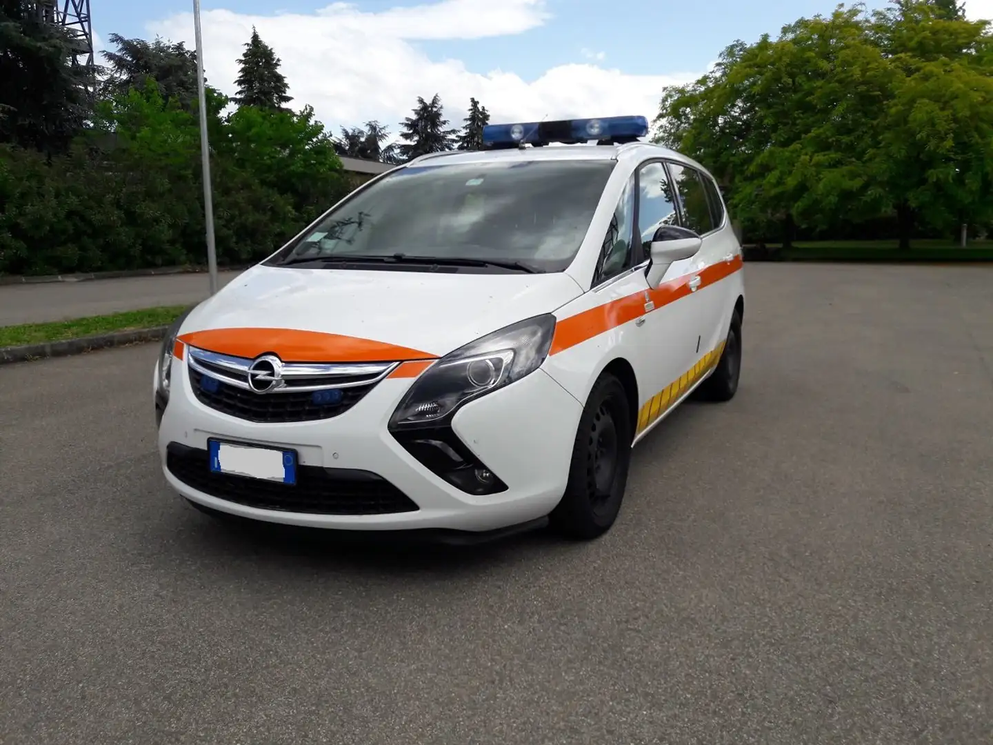 Opel Zafira Trasporto organi e sangue a METANO Bianco - 2