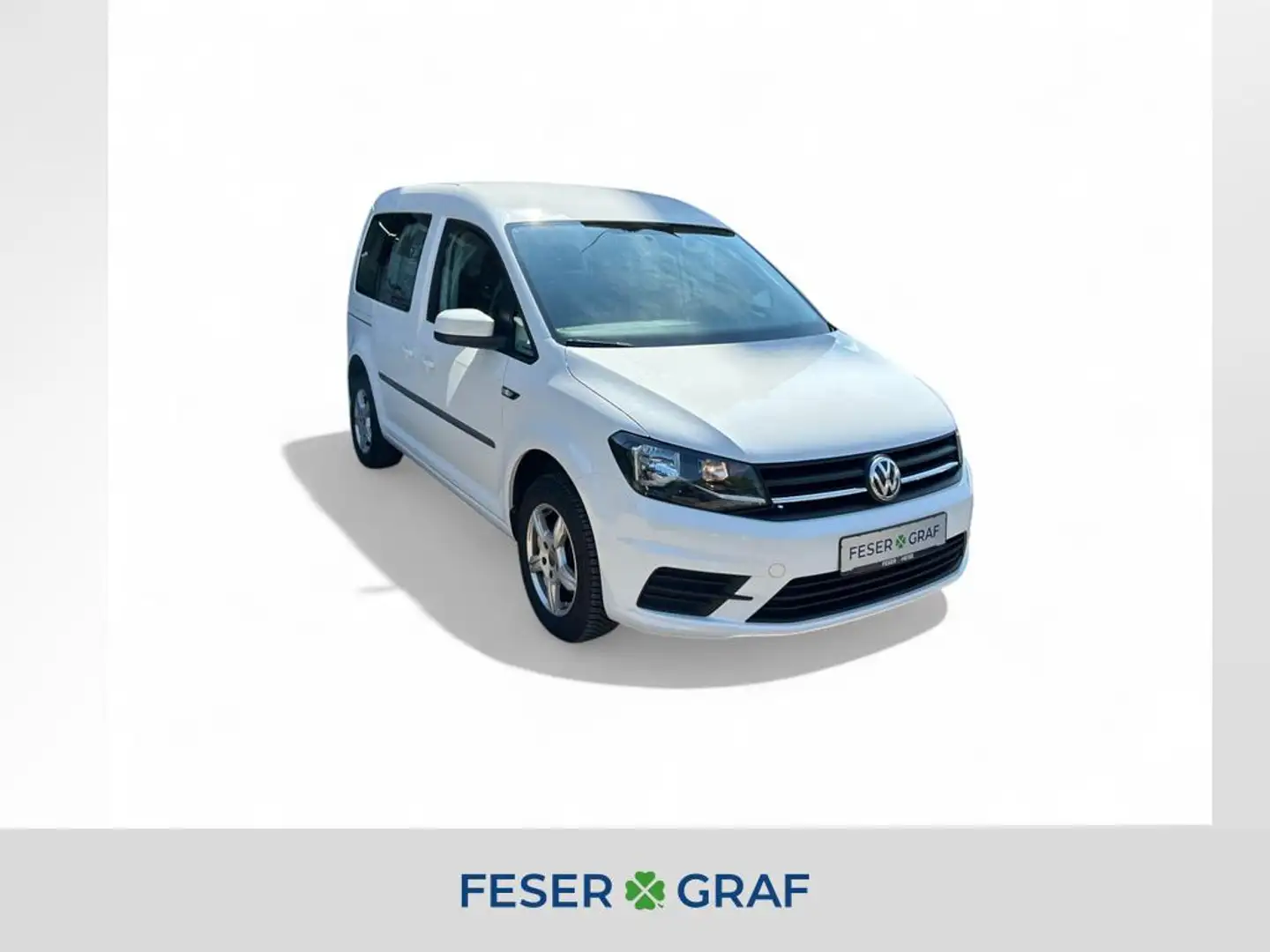 Volkswagen Caddy Trend 1.0 TSI Klima/Kurzer Radstand/Front Assist Weiß - 1