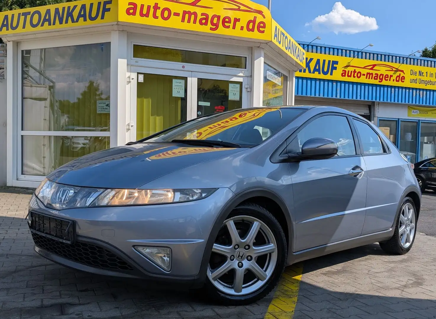 Honda Civic 1.8 Sport Lim.*1.Hand*Temp*Pdc*TÜV02.2026 plava - 1