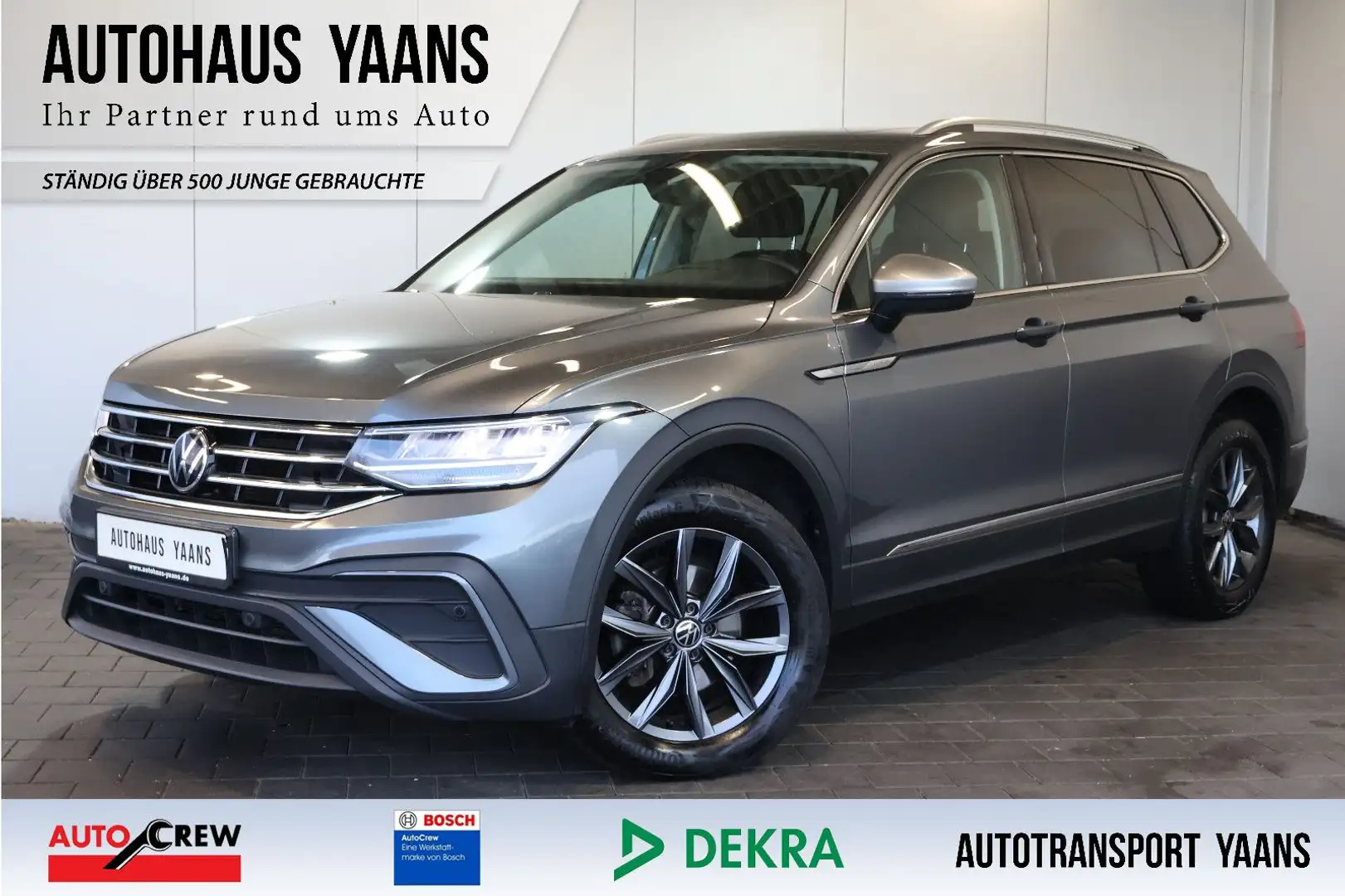 Volkswagen Tiguan Allspace 2.0 TDI Life HUD+AID+KAM+PANO Grau - 1