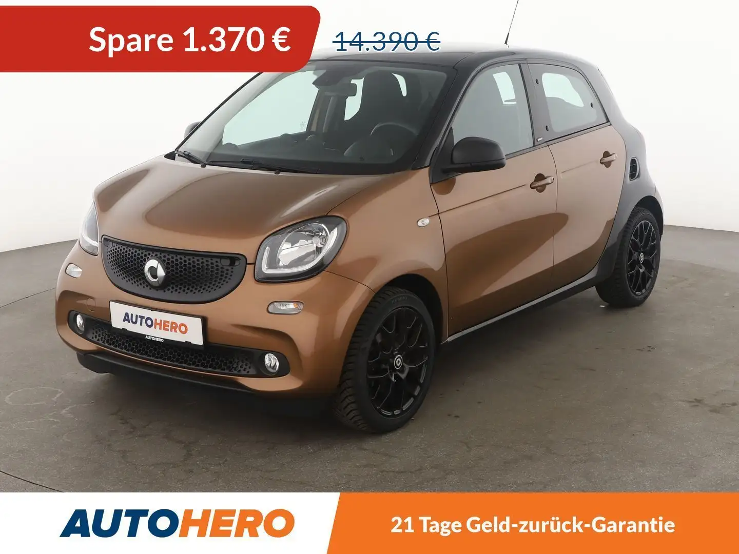 smart forFour 0.9 Turbo passion Aut.*NAVI*CAM*SHZ*TEMPO*ALU* Braun - 1