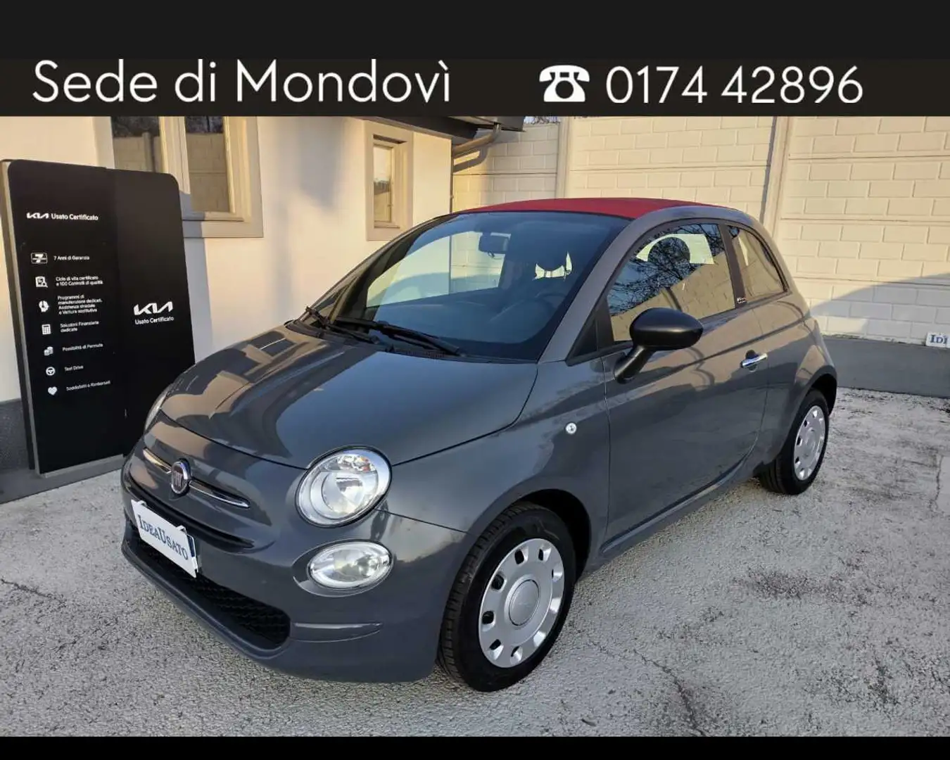 Fiat 500C 1.0 Hybrid 70cv Cult Grigio - 1