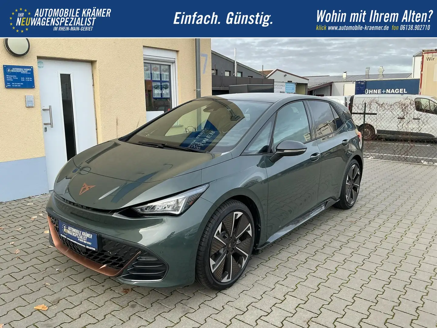 CUPRA Born VZ 240kW Wärmepumpe Panoramadach SENNHEISER HUD... Verde - 1