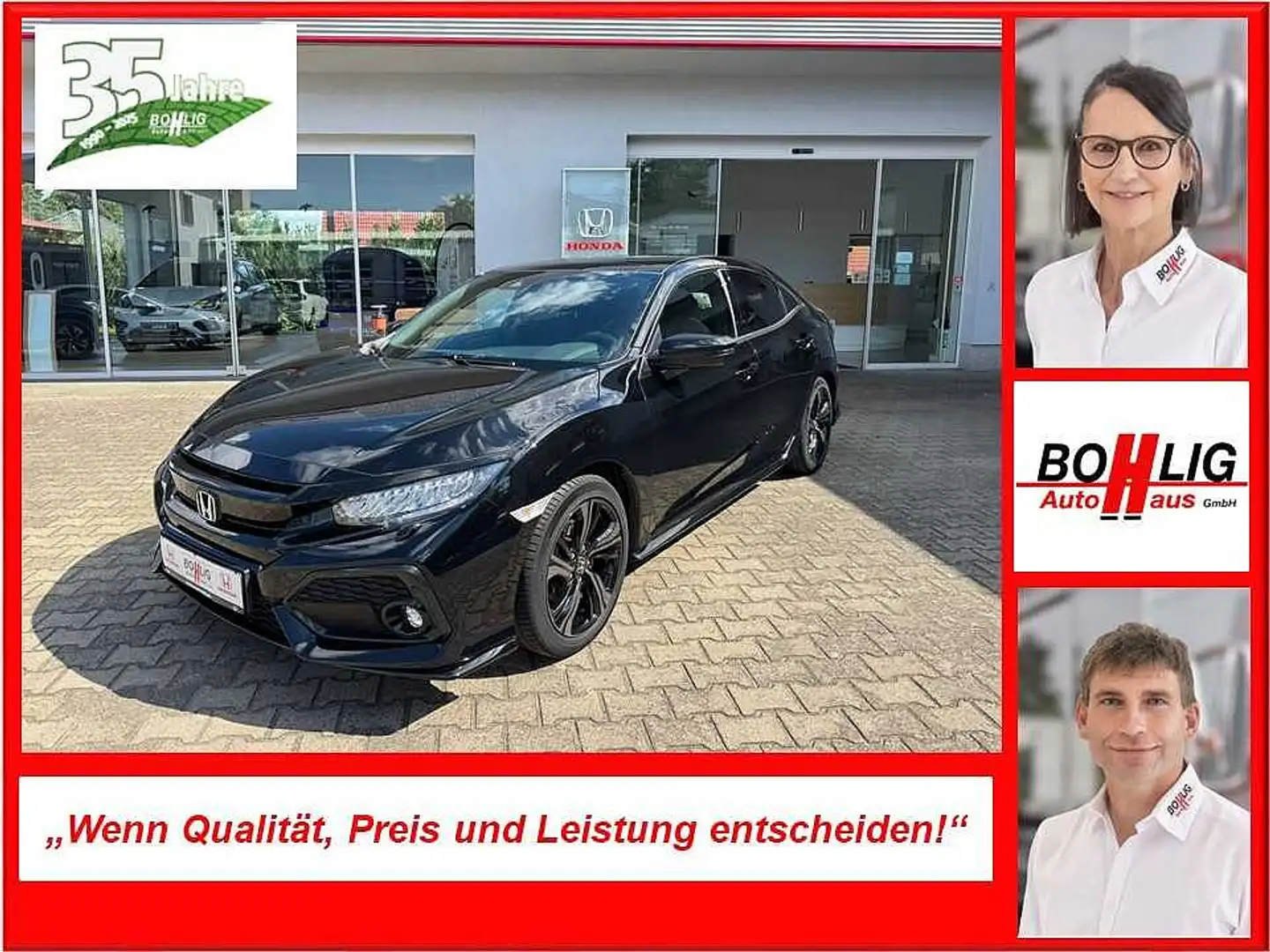 Honda Civic 1.5 i-VTEC Turbo Sport Plus Černá - 1