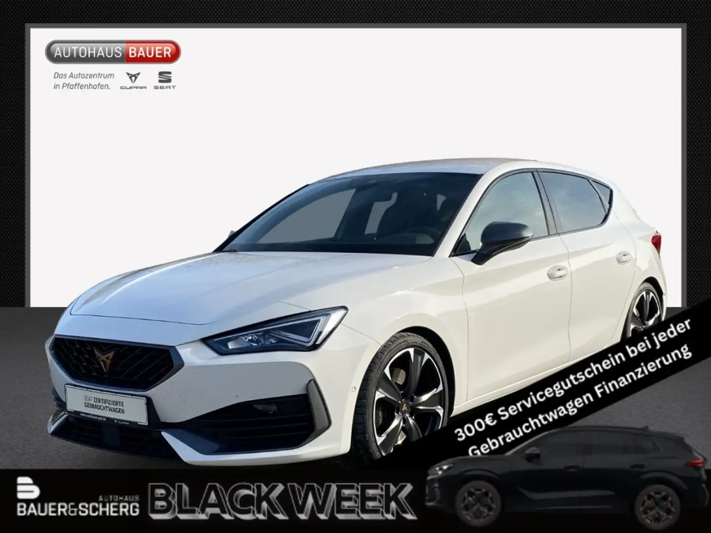 CUPRA Leon 2.0TSI DSG ACC DCC KESSY FULLINK PARKLENK V+H KAME Bianco - 1