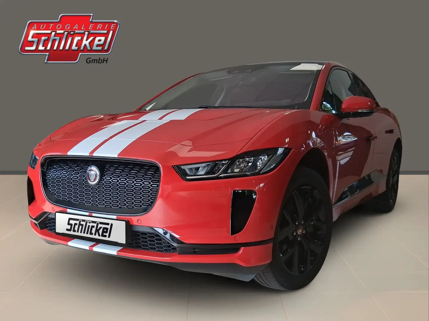 Jaguar I-Pace EV400 AWD S Navi Leder Kamera 360° ACC Head-Up Rojo - 1