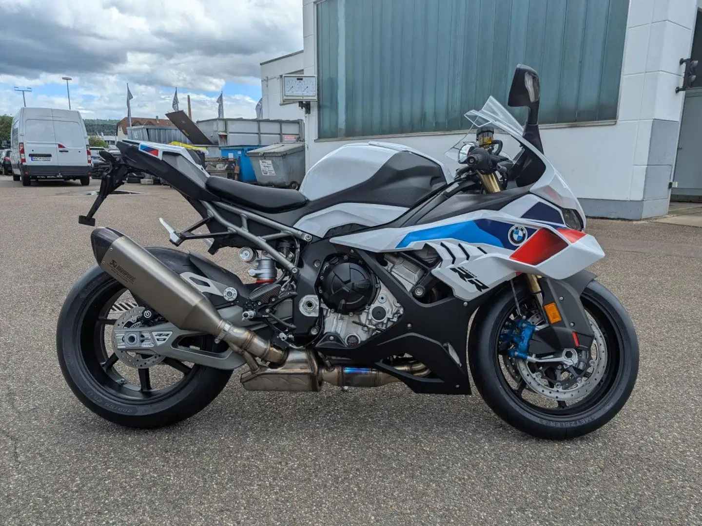 BMW S 1000 RR M Paket Dynamik-/Race-Paket Heizgriffe Biały - 2
