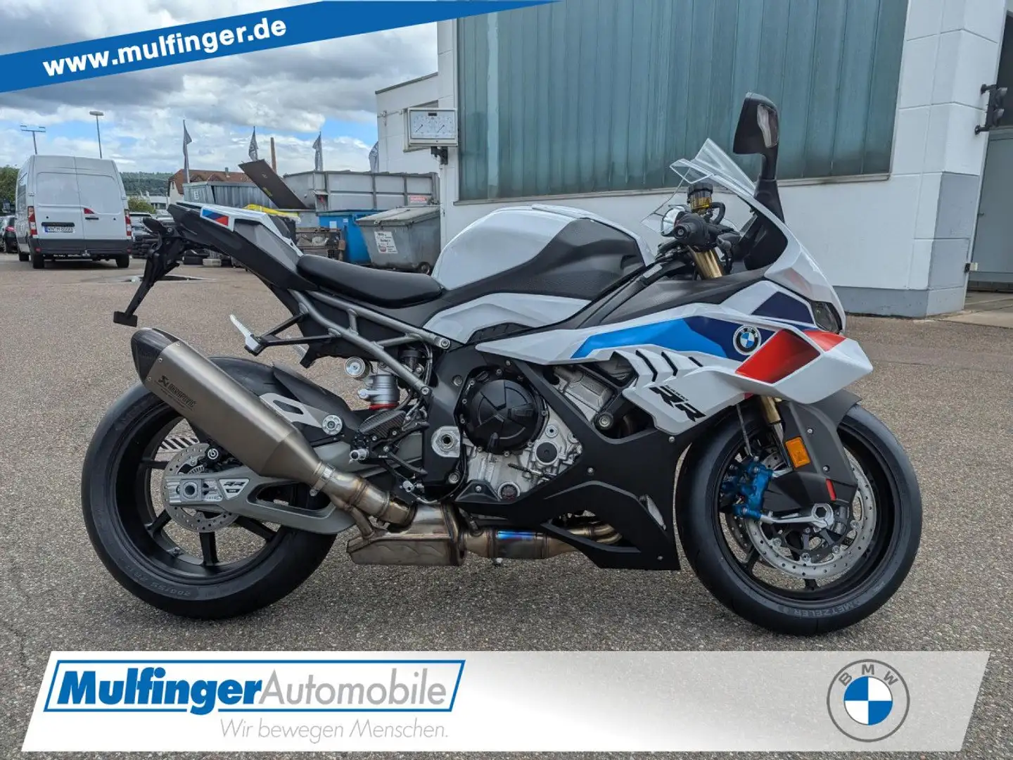 BMW S 1000 RR M Paket Dynamik-/Race-Paket Heizgriffe Biały - 1