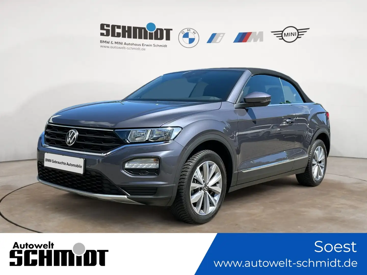 Volkswagen Tiguan T-Roc Cabriolet 1.5 TSI ACT OPF DSG Style DSG Grey - 1