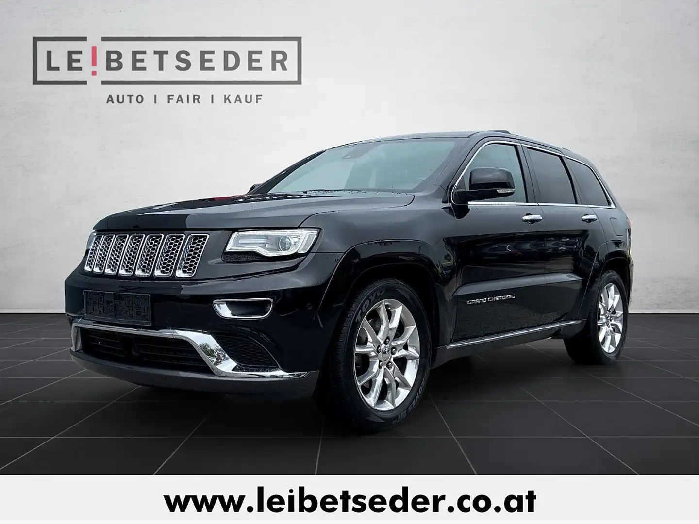 Jeep Grand Cherokee 3,0 V6 CRD Summit Schwarz - 1