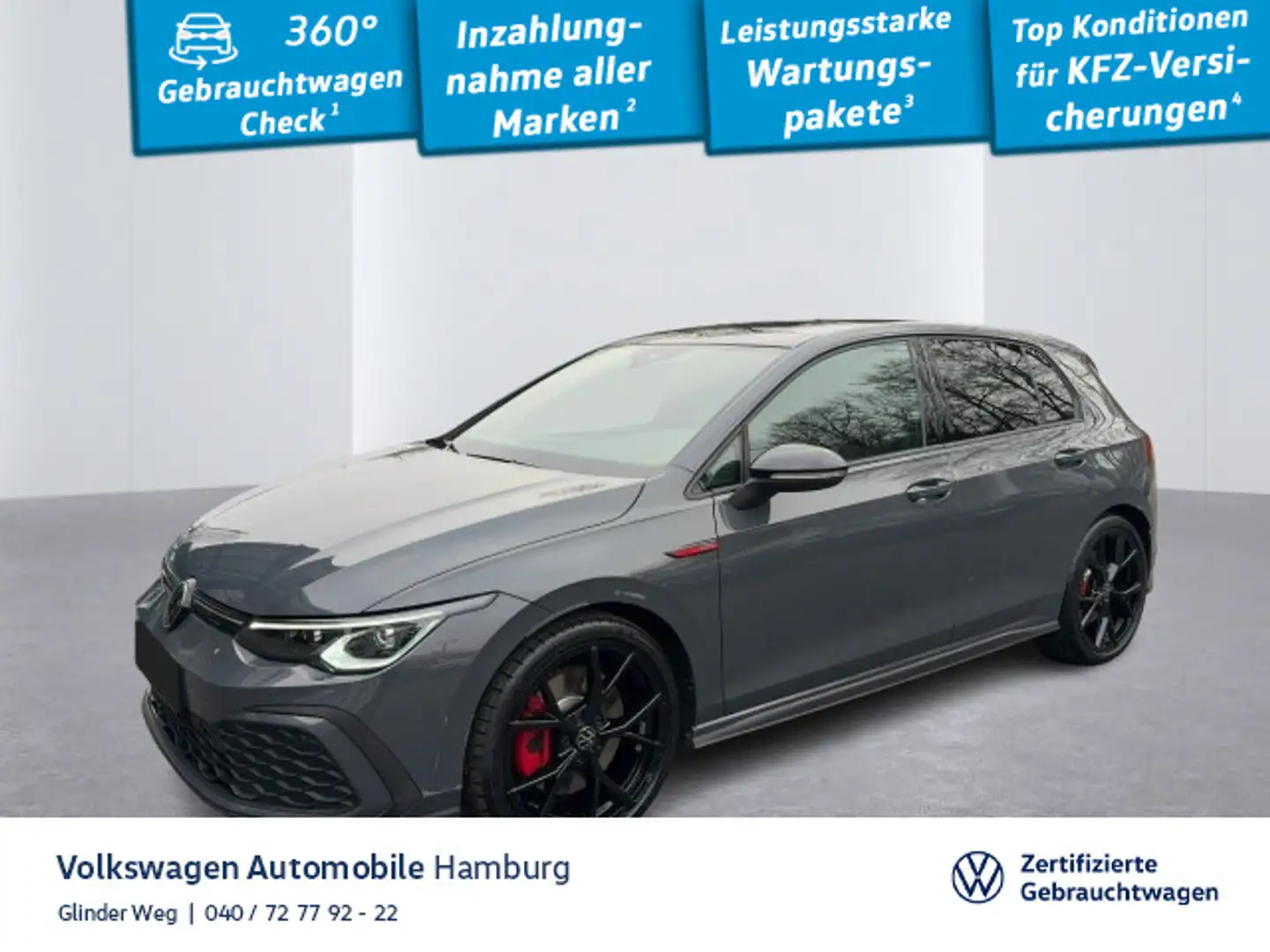 Volkswagen Golf GTI Golf VIII 2.0 TSI DSG GTI Pano Navi LED Grau - 1