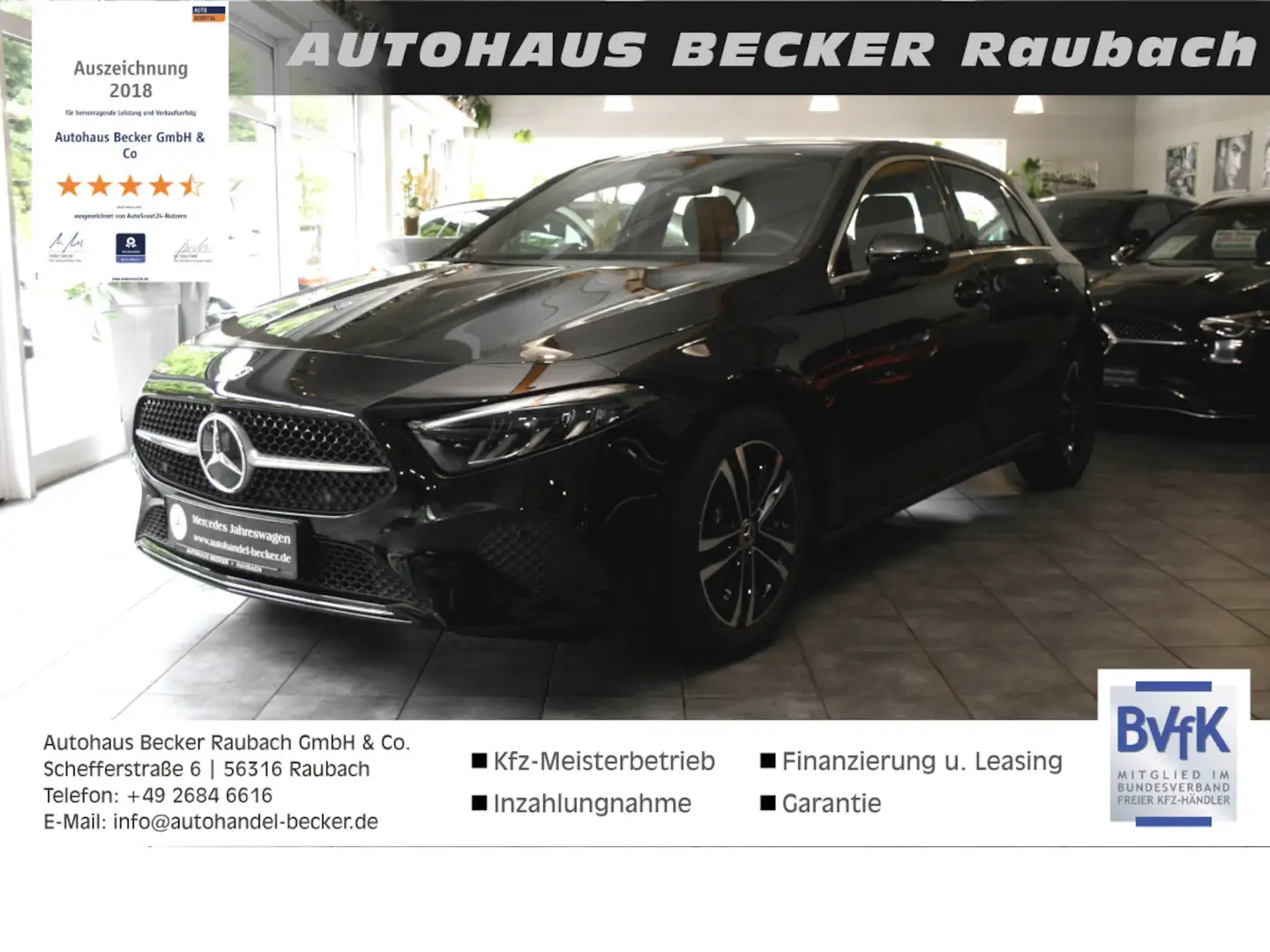 Mercedes-Benz A 180 d Progres. Line Advanced *Kamera+PTS*LED* Schwarz - 1