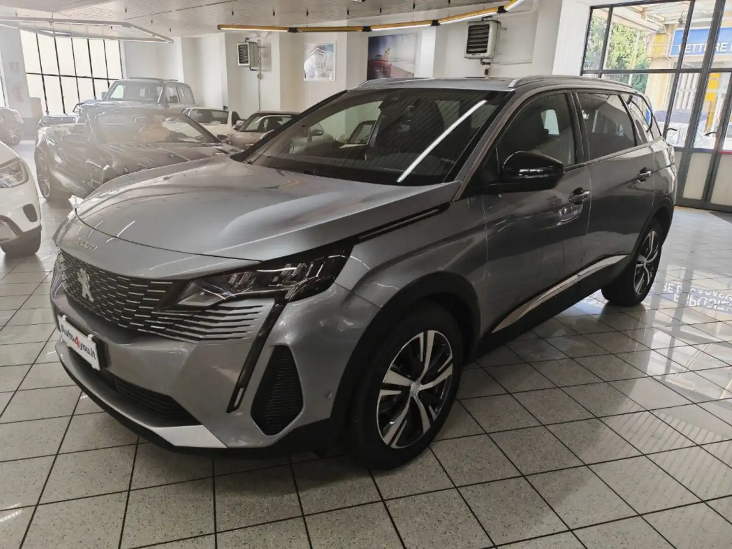 Peugeot 5008 BlueHDi Allure Pack 7 POSTI IVA ESP LUCE AMBIENTE Plateado - 2