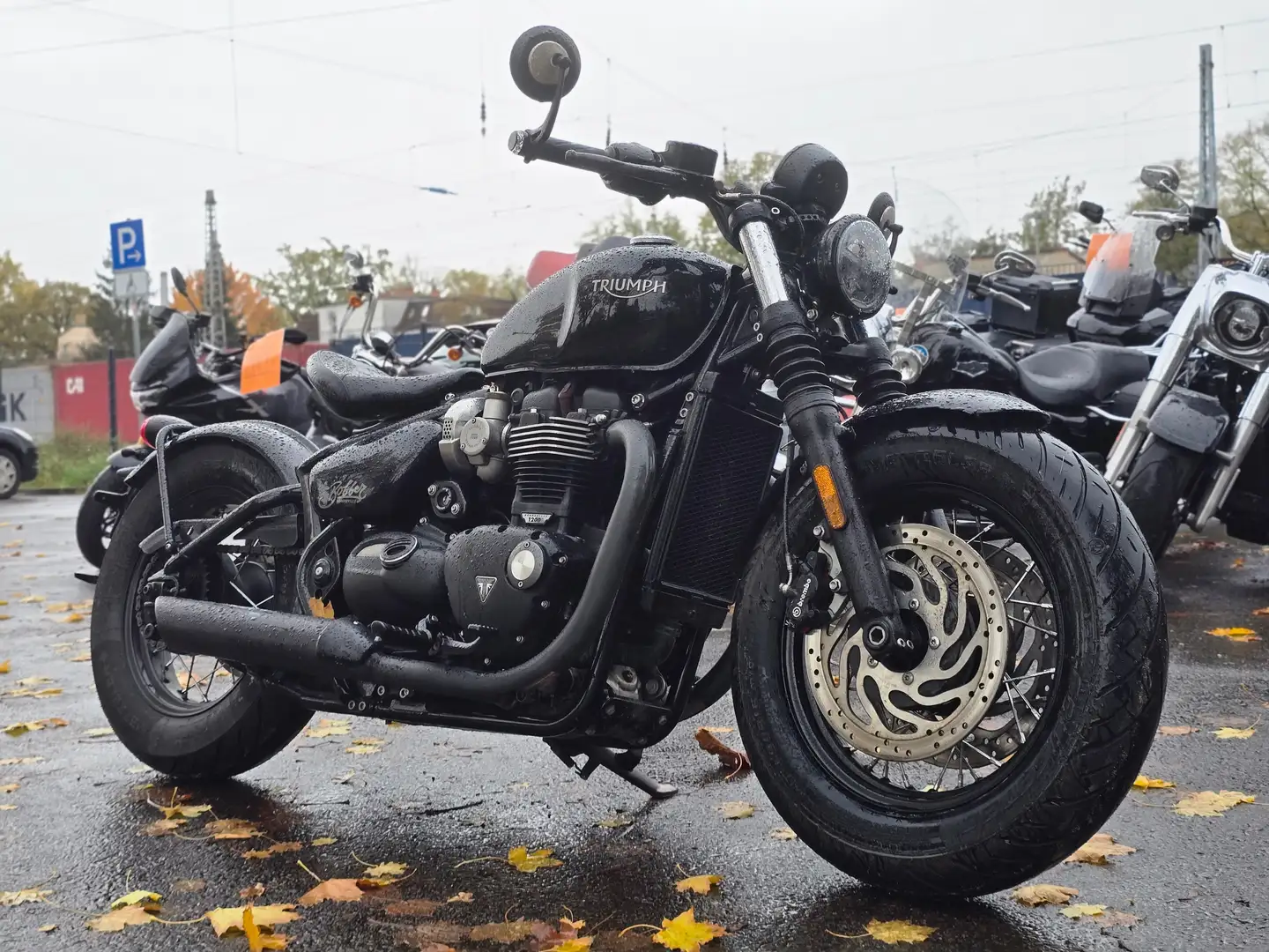 Triumph Bonneville Bobber Bonneville Bobber Black Schwarz - 1