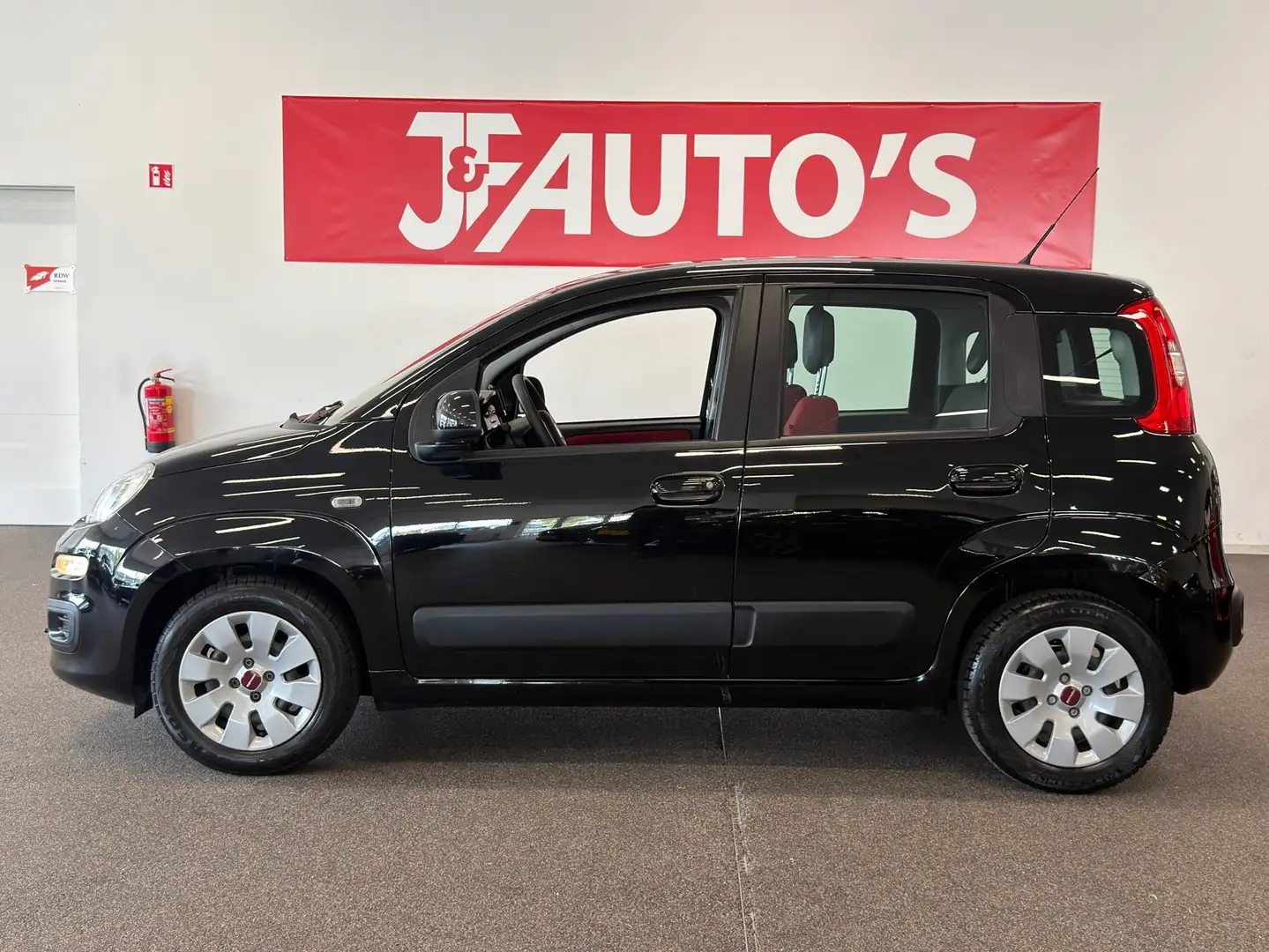 Fiat Panda 0.9 TwinAir|ECC AIRCO|ELEC PAKKET| NL AUTO| Zwart - 2