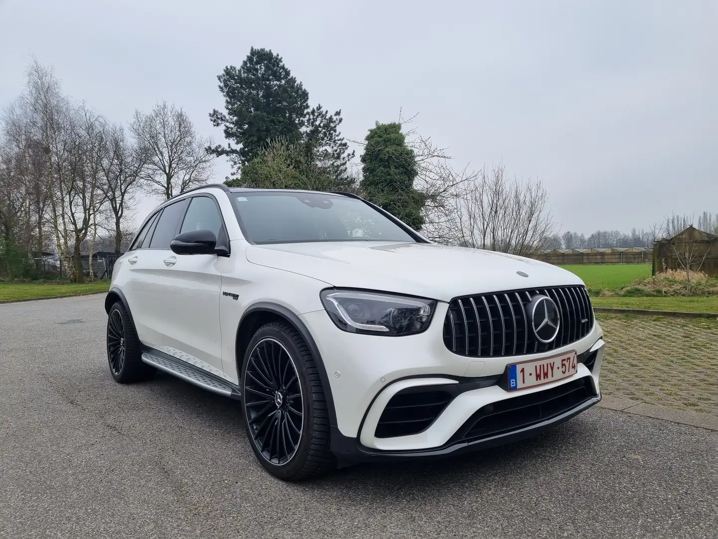 Mercedes-Benz GLC 63 AMG - FACELIFT - LICHTE VRACHT - DEALER ONDERHOUDEN Blanc - 1