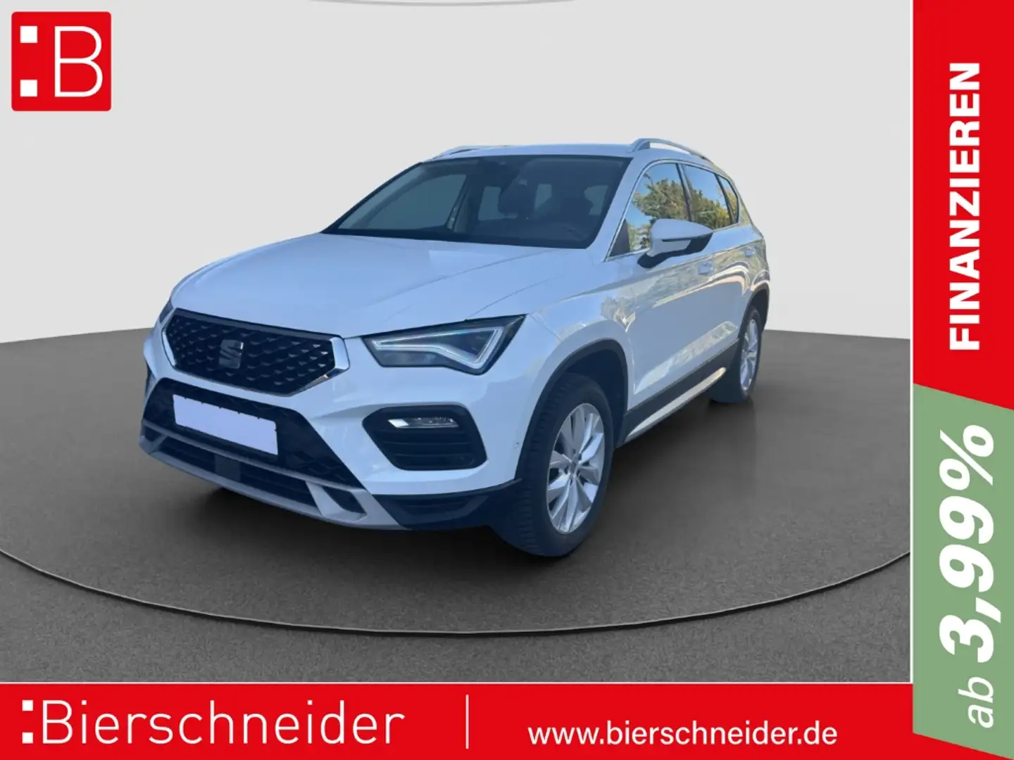 SEAT Ateca 1.5 TSI DSG Xperience AB 209EUR AHK NAVI VIEW SHZ Weiß - 1