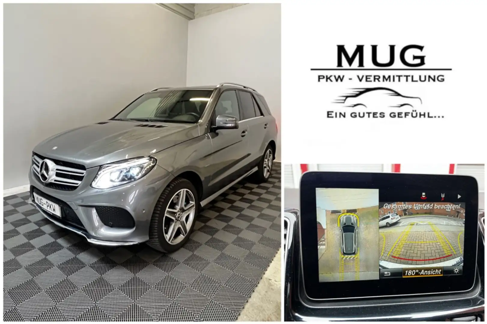 Mercedes-Benz GLE 500 e AMG 4Matic*360°Kamera-LED-Schiebedach* Szary - 1