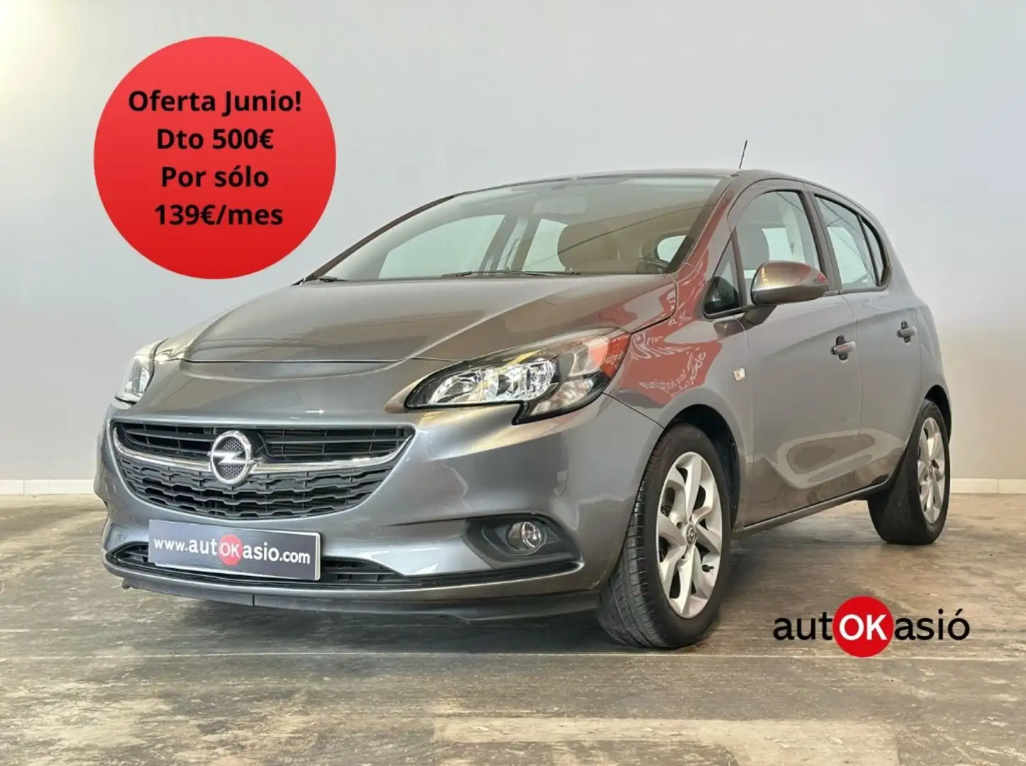 Opel Corsa 1.4 120 Aniversario 90 Gris - 1