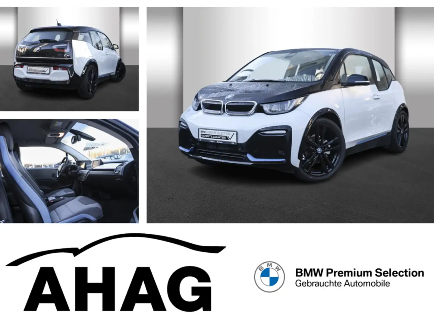 BMW i3 s (120 Ah), 135kW Navi Business Klimaaut. PDC Blanc - 1