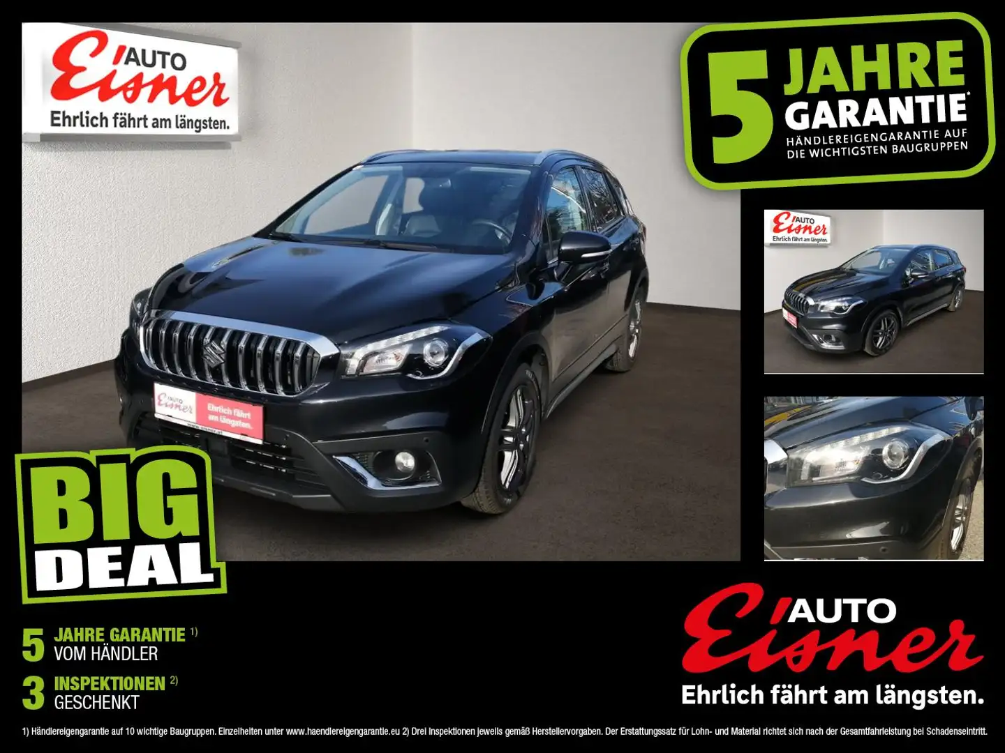 Suzuki SX4 S-Cross 1.4 DITC FLASH ACC Kam. KeyLess LED Schwarz - 1