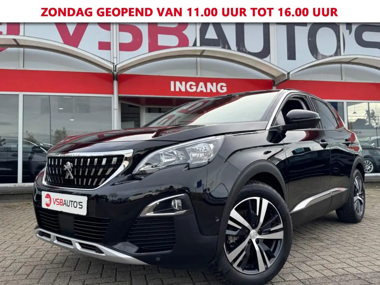 Peugeot 3008 1.2 TURBO 130PK ALLURE NAVI CAMERA CARPLAY AIRCO L Noir - 1