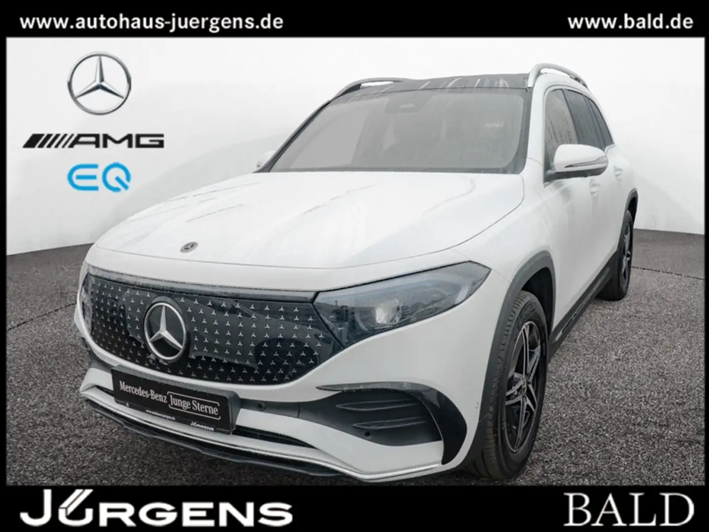 Mercedes-Benz EQB 350 4M AMG-Sport/LED/Pano/Burm/Memo/Totw/18" Weiß - 1