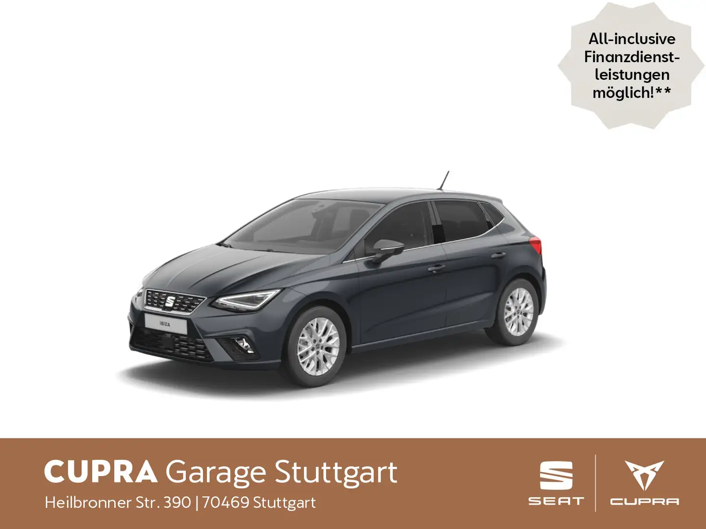 SEAT Ibiza Xcellence 1.0 TSI 85kW Grau - 1