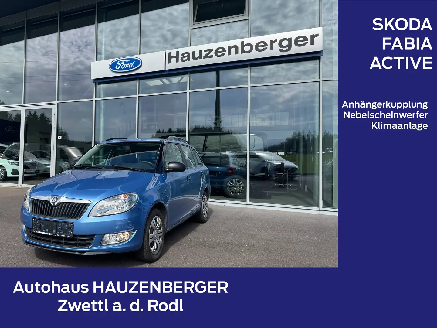 Skoda Fabia Active 1,2 TSI Blau - 1
