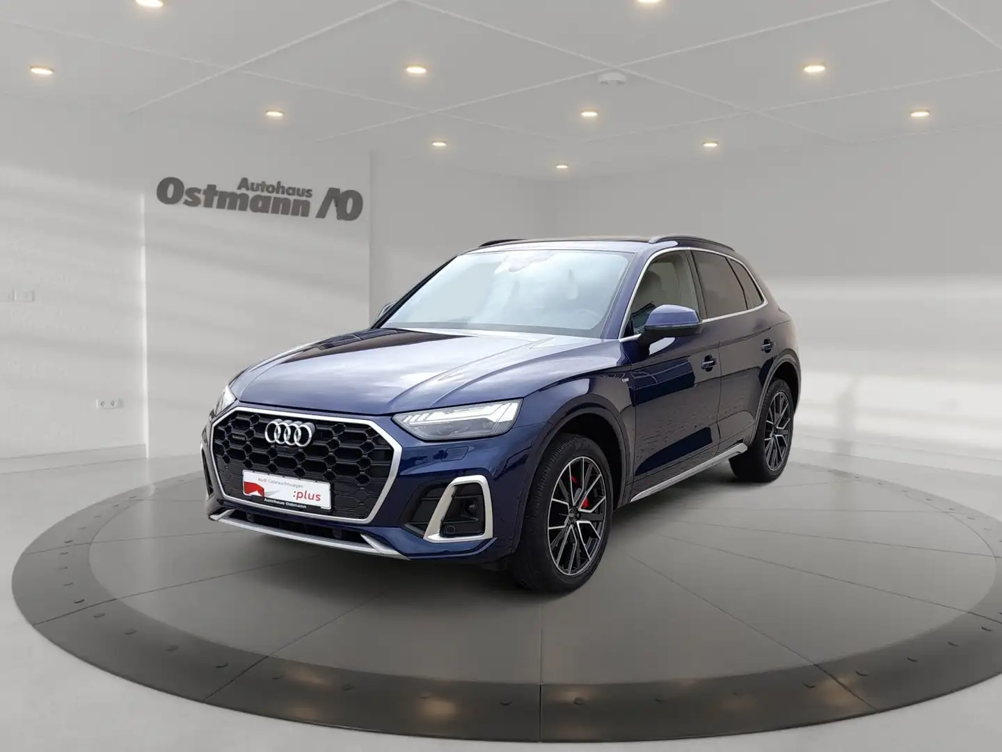 Audi Q5 50 TDI quattro S-Line 360 4xSHZ ACC AHK Blau - 1